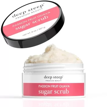 Deep Steep Sugar Scrub, Passion Fruit Guava, 8 Ounce