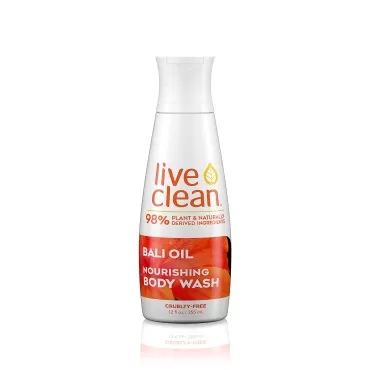Live Clean Body Wash, Nourishing Bali Oil, 17 Oz, LV32215