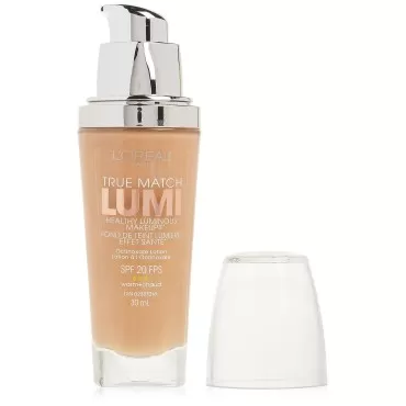 L’Oréal Paris True Match Lumi Healthy Luminous Makeup, W4 Natural Beige, 1 fl; oz.