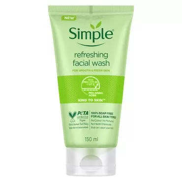 Simple Refreshing Facial Wash Gel, 5 Ounce...