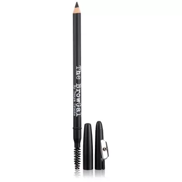 The BrowGal Skinny Eyebrow Pencil, Black, 0.04 Oz...
