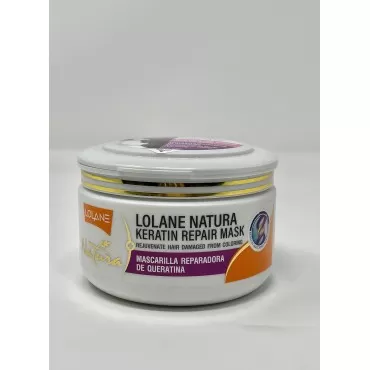 Lolane Natura Keratin Repair Mark for Damaged Hair from Heat and Blow Dry Size 200g...