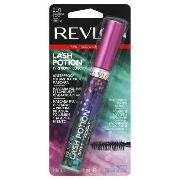 Revlon Lash Potion Volume & Length Waterproof Mascara - Blackest Black - 0.34 oz