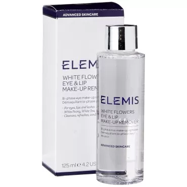 ELEMIS White Flowers Eye & Lip Make-Up Remover; Bi-Phase Eye Make-Up Remover, 4.2 Fl Oz