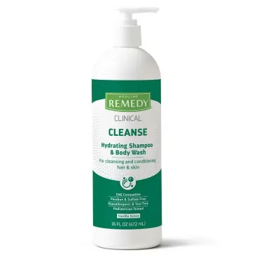 Medline Remedy Clinical Hydrating Shampoo & Body W...