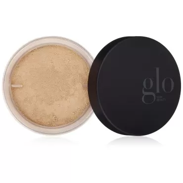 Glo Skin Beauty Loose Base Mineral Powder Foundation - Lightweight Makeup Offers Buildable Coverage From Sheer to Full, Dewy Finish (Natural Light)