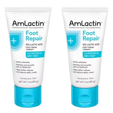 AmLactin Foot Cream Therapy, 3 Ounce (Pack of 2)...