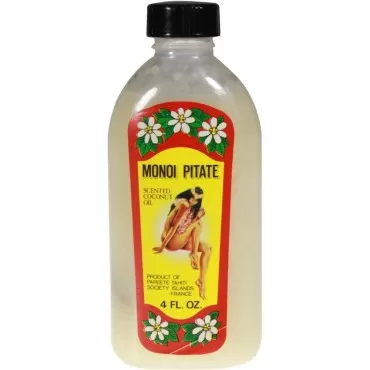 Monoi Tiare - Coconut Oil Jasmine (Pitate) 4 oz...