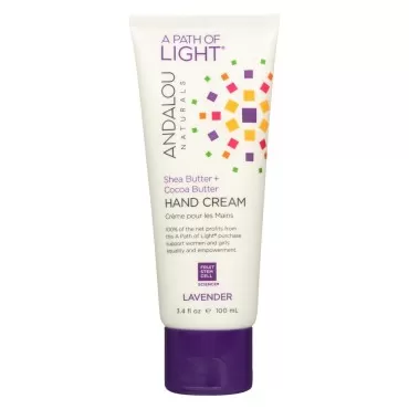 Andalou Naturals Hand Cream Lavender Shea - 3.4 fl...