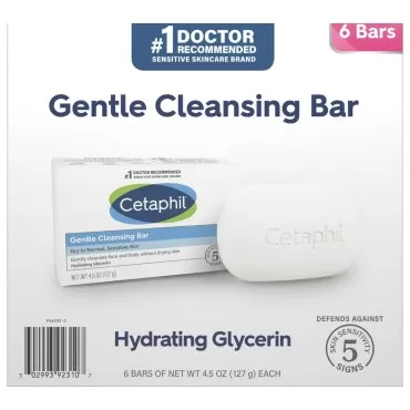 Cetaphil Gentle Cleansing Bar for Dry/Sensitive Sk...
