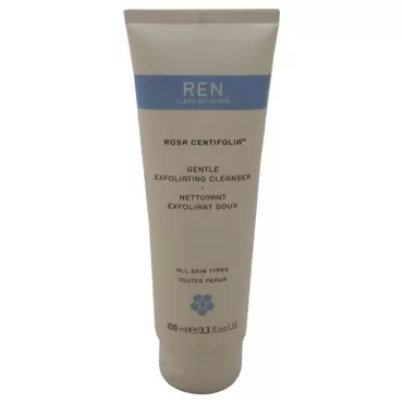 REN Clean Skincare - Rosa Centifolia™ Gentle Exfoliating Cleanser - Non-Stripping Face Wash for Balanced Skin, Cruelty-Free
