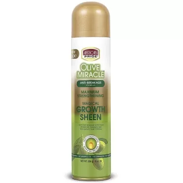 African Pride Olive Miracle Magical Growth Sheen H...