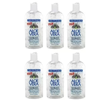 Fruit Of The Earth 100% Aloe Vera 24oz Gel Pump (6 Pack)