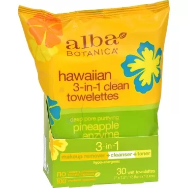 Alba Botanica Hawaiian Towelettes 3In1 30 Ct...