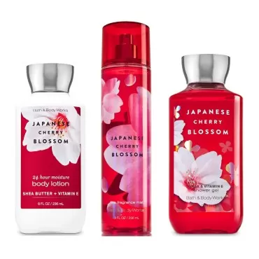 Bath & Body Works Japanese Cherry Blossom Set - Sh...