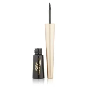 L'Oreal Telescopic Precision Liquid Eyeliner, Black [810] 0.08 oz (Pack of 3)