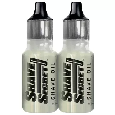 SHAVE SECRET SHAVING OIL- THE BEST SHAVE EVER! 18.75ML(2 Pack)