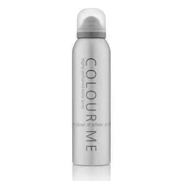 COLOUR ME Silver 150ml Body Spray Perfume for Men....