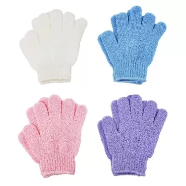 ATB 4 Pairs Exfoliating Gloves - Premium Scrub Was...