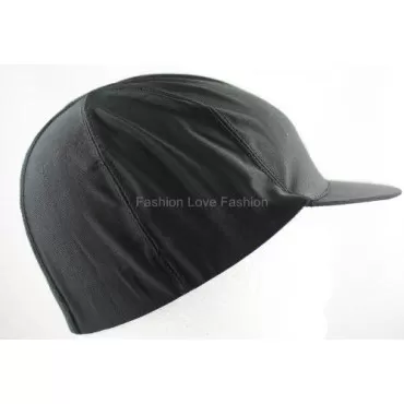 King. J Spandex Visor Dome Cap - Black #201 by King J
