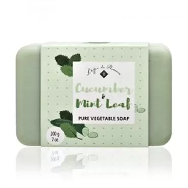 L'Epi de Provence Shea Butter Enriched French Bath Soap - Cucumber Mint Leaf - 7oz. 200g