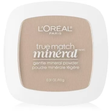 L'Oreal Paris True Match Mineral Pressed Powder, Soft Ivory, 0.31 Ounce
