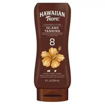 Hawaiian Tropic Sheer Touch Lotion Sunscreen, SPF 8 8 oz (Pack of 2)