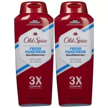 Old Spice High Endurance Body Wash, Fresh, 18 oz, 2 pk