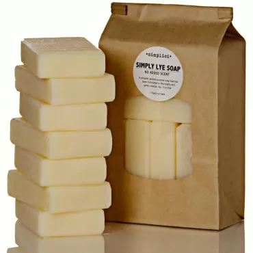 Simplici Simply Lye Soap Value Bag (6 Bars) Bulk P...
