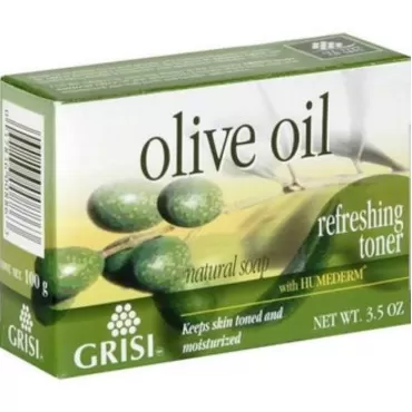 Grisi Natural Olive Oil Soap, 3.5 oz (Pack of 3)