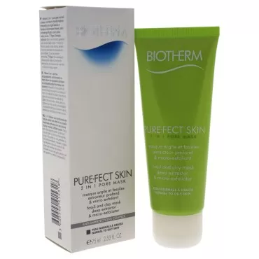 Biotherm Purefect Skin 2 In1 Pore Mask, 2.529 Ounc...