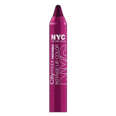 N.Y.C. New York Color City Proof Twistable Intense Lip Color, Gramercy Park Plum, 0.09 Ounce
