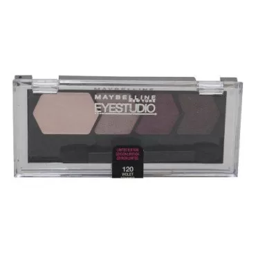 MAYBELLINE EYESTUDIO EYE SHADOW QUAD #120 VIOLET FEMMES [Health and Beauty]