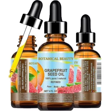 Botanical Beauty GRAPEFRUIT SEED OIL. 100% Pure Na...