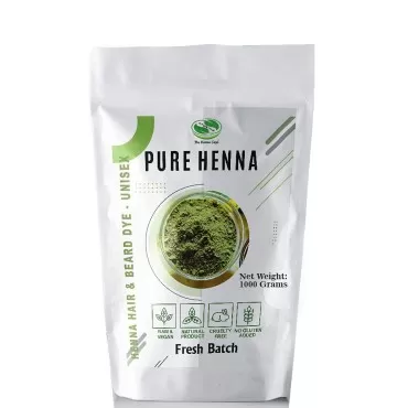 1000 Grams - 100% Pure Henna Powder For Hair Dye -...