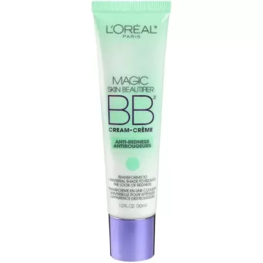 L'Oréal Paris Makeup Magic Skin Beautifier BB Cream Tinted Moisturizer, Anti-Redness, 1 fl oz, 1 Count