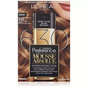 L'Oreal Paris Superior Preference Mousse Absolue, 630 Lightest Golden Brown