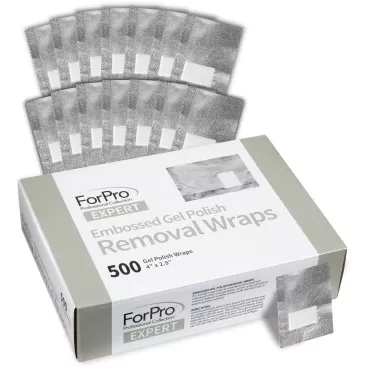 ForPro Expert Embossed Gel Polish Removal Wraps, P...