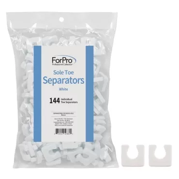 ForPro Sole Toe Separators, White, Individual Toe ...