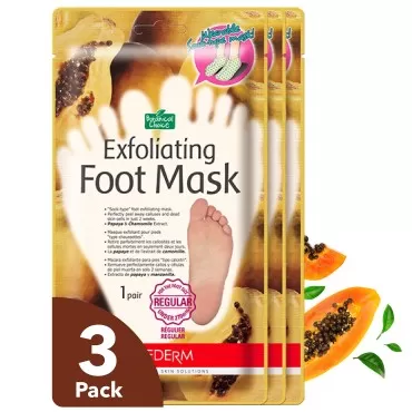 PUREDERM Exfoliating Foot Mask (3 Pack) - Regular ...