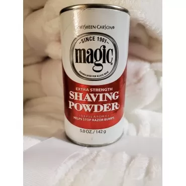 Magic Red Shaving Powder 5.0 oz. Extra Strength Depilatory by Magic
