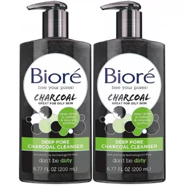 Biore Deep Pore Charcoal Cleanser, 6.77 Fl Oz (Pac...