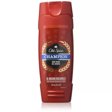 Old Spice Body Wash - Champion - With 8 Hour Scent Technology - Net Wt. 16 FL OZ (473 mL) Each - Pack of 2