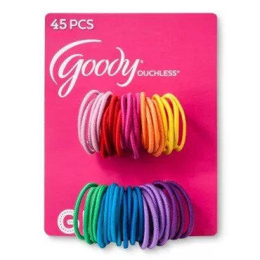 Goody Girls Ouchless Mixed Pack Elastics - 45 Count