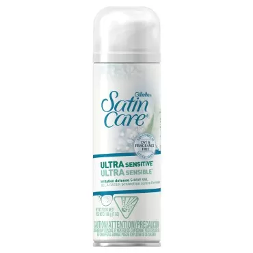 Gillette Satin Care Ultra Sensitive Women's Shave Gel - 7 oz