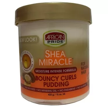 African Pride Shea Butter Miracle Bouncy Curls Pud...