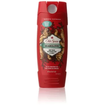 Old Spice Wild Collection Bodywash, Bearglove, 16 Fl Oz (Pack of 3)