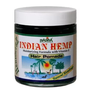 Madina Indian Hemp HAIR POMADE Moisture Natural Organic Split Ends Dry Breakage - 2 Jars