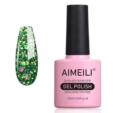 AIMEILI Soak Off U V LED Gel Nail Polish - Diamond...