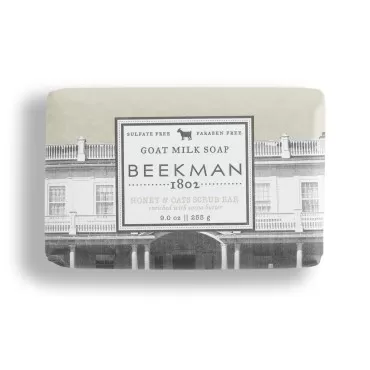 Beekman 1802 Goat Milk Body Soap Bar, Honey & Oats...